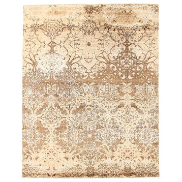 Oriental Rug Sadraa 9'10"x7'10" Hand Knotted Carpet