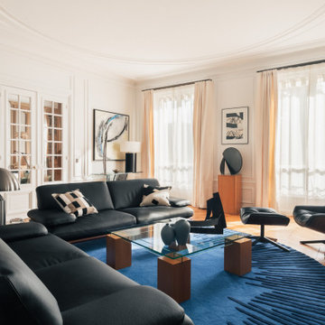 Un Salon haussmannien transformé