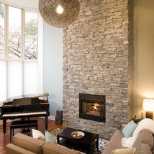 Great Room Fireplace/island