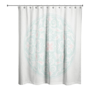 Swag Circles Shower Curtain Contemporary Shower Curtains By Saturday Knight Limited