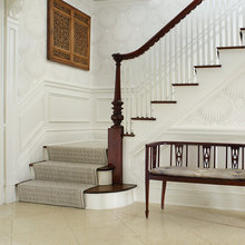Runner rug and staircase