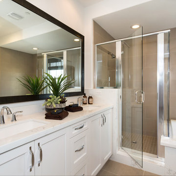 Warmington Residential: Canopy at Esencia - Plan 2 Master Bathroom