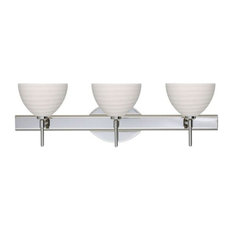 Besa Lighting 3SW-4679KR-LED-CR Brella - 22.5" 115W 3 LED Bath Vanity