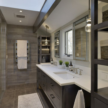 A Modern Industrial Lakeside Renovation