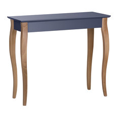Lilo Medium Scandinavian Console Table, Graphite