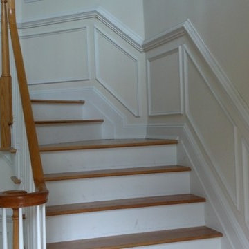 Architectural shadow box wainscoting