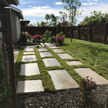 Extra Large Concrete Paver Steps