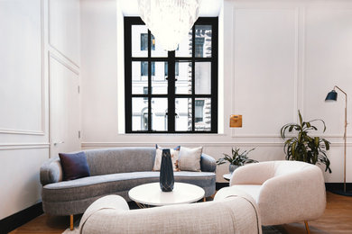Example of a trendy home design design in Montreal