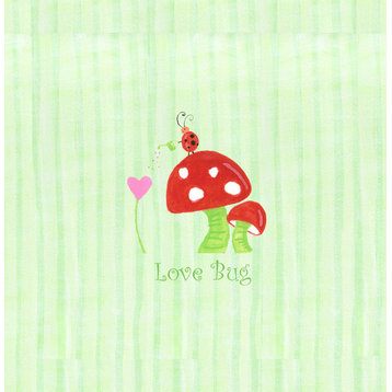 "Love Bug" Mushroom Nursery Art