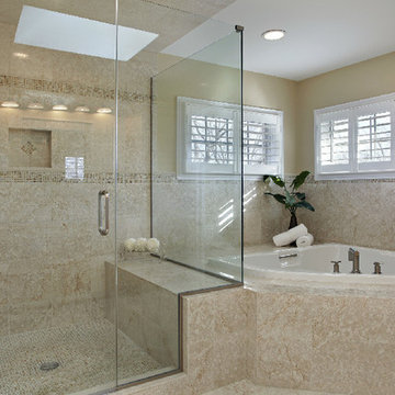 Bathroom with a Fireplace