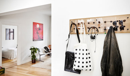 12 skandinaviske og pladsbesparende knagerækker til entréen