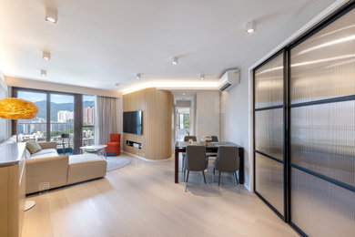 Living room - modern living room idea in Hong Kong