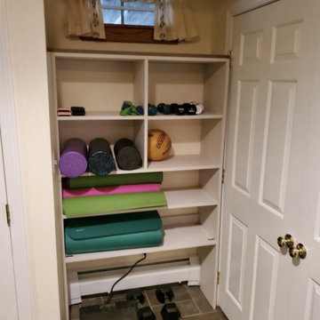 Boston Area Workout Room Storage