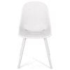 Posey Outdoor Dining Chair, Set of 4, White