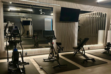 Example of a home gym design in Phoenix