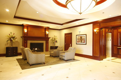 Transitional Condo Lobby