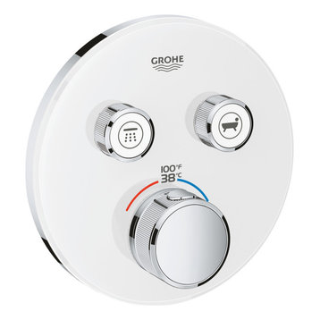 Grohtherm SmartControl Dual Function Thermostatic Trim With Control Module