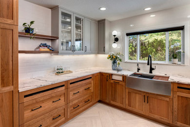 Inspiration for a modern kitchen remodel in Seattle