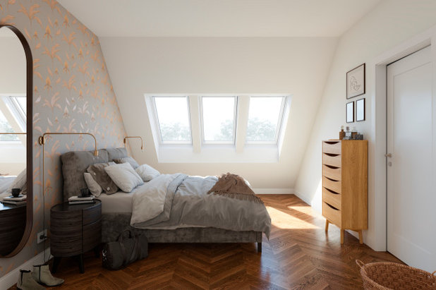 Contemporáneo Dormitorio by VELUX España