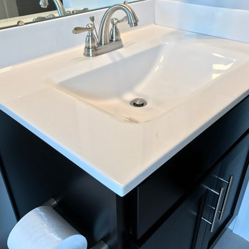 Milan, IL New Construction MSI Quartz Koch Express Cabinets White and Java