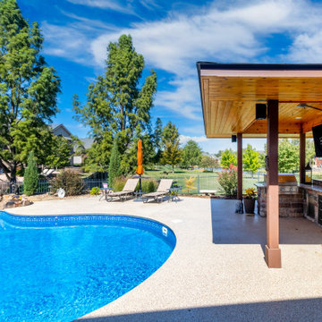 Camden Chase Pool Pavilion & Deck Build