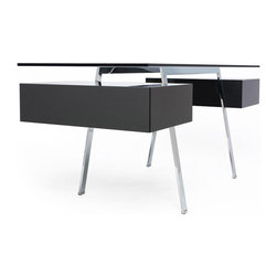 Bensen - Bensen Homework Wood Top Desk 2 - Desks And Hutches