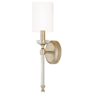 Capital Lighting Breigh 1-Light Wall Sconce 644811BS-703, Brushed Champagne
