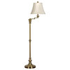 Antique Brass One-Light Floor Lamp