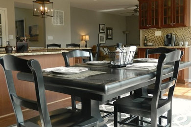 Dining room - contemporary dining room idea in Philadelphia