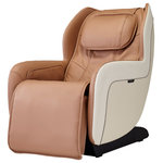 Synca Wellness - CirC+ Zero Gravity SL Track Heated Massage Chair | Quad Roller Massage Robot, Beige - The CirC+ by Synca Wellness brings Japanese “Shibui” design into your home, “Shibui” design is subtly beautiful without being flashy, just like the CirC+.  It’s modern furniture-like design hides many features like long rail deep tissue robotic massage technology inside in a tastefully designed exterior.  The CirC+ is rated for users up to 300lbs and uses a full-size massage robot mounted in a long rail SL track frame, this technology ensures you have a relaxing massage from your glutes up to your neck. Unlike other similar chairs if you flip back the head pillow you will receive a deep tissue neck massage that will help melt the stress and tension of the day away.  It’s simple to control using its wireless remote, so you can sit and relax while getting a massage or just using it like a chair.  You can recline back into a relaxing zero gravity position that’s designed to take the pressure off your lower back, which lets the muscles relax, and helps stimulate blood flow.  While in zero gravity add in the gentle hip compressions and lumbar massage therapy and your lower back will feel rejuvenated. The CirC+ lets you enjoy all the benefits of a large massage chair in a tasteful piece of furniture.