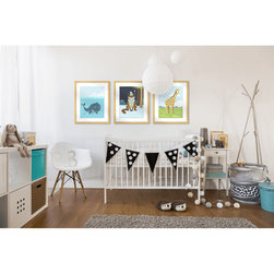 Curious Critters - Framed Wall Art - Kids Wall Decor