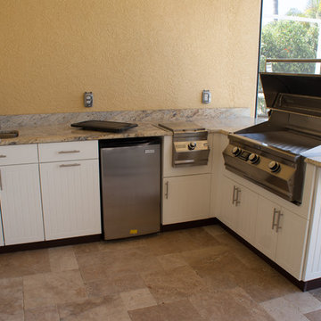 Weatherproof Polymer Cabinetry in Southwest FloridaOutdoor Kitchen - Naples, Fl