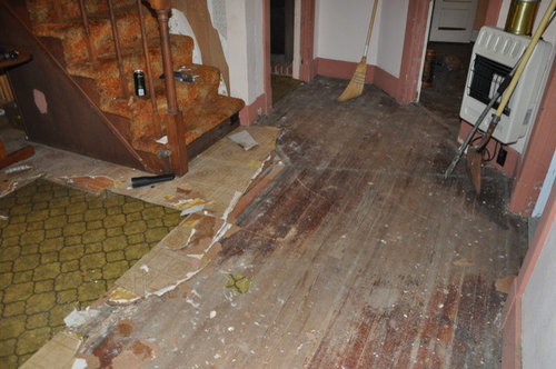 Asbestos Abatement Requires Demolition, How To Rip Up Old Hardwood Floors