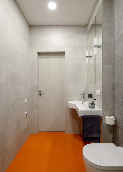 Современный Ванная комната by IZOOOM, design interior studio