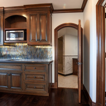 Dark Stained Kitchenette