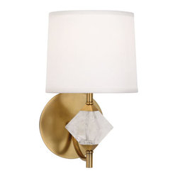 Robert Abbey Juliet Brass Wall Scone - Wall Sconces