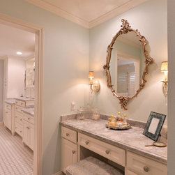 Super White Quartzite bathroom - Vanity Tops And Side Splashes