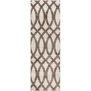 Unique Loom Brown Madison Rushmore 2' 0 x 6' 0 Runner Rug