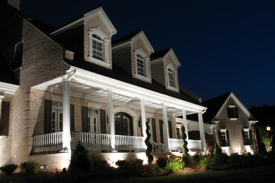 Example of a classic exterior home design in Raleigh