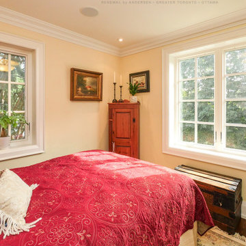 Casement Windows in Pretty Bedroom - Renewal by Andersen Greater Toronto, Ottawa
