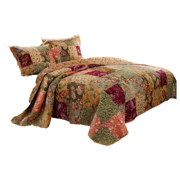 Greenland Antique Chic Collection Quilt Set, Twin