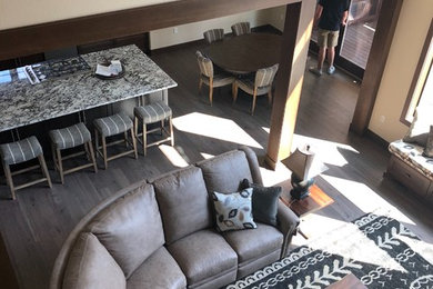 Living room - living room idea in Seattle