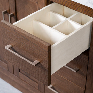 Vivian 72'' Dark Bathroom Vanity