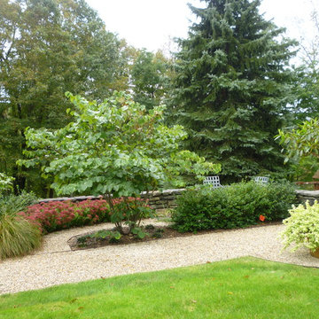 Formal Gardens - Hidden seating area - SW Woodland Border