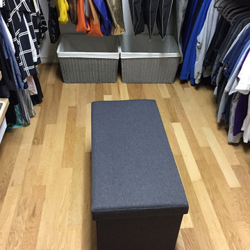 Small Master Closet Makeover
