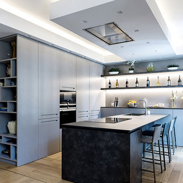 Concept D90 + K6 | Cucina con penisola