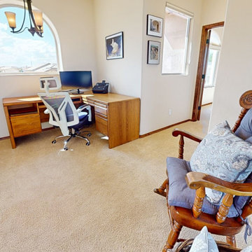 After Area Off Bedroom Hallways Made into Office