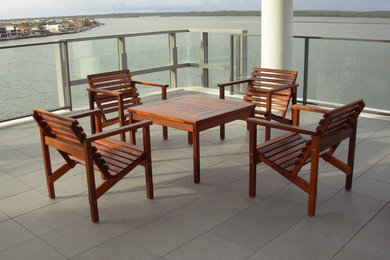 Relaxa Chairs with high coffee table
