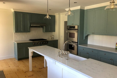 Teal Cabinets