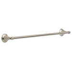 Delta Faucet - Delta Windemere II Towel Bar, Brushed Nickel, 24" - The sculpted curves of the Windemere Bath Collection bring a whimsical touch to the bath. With a traditional design and rounded features, it will add a stylish dimensions to your space while bringing convenience and easy to your morning routine.